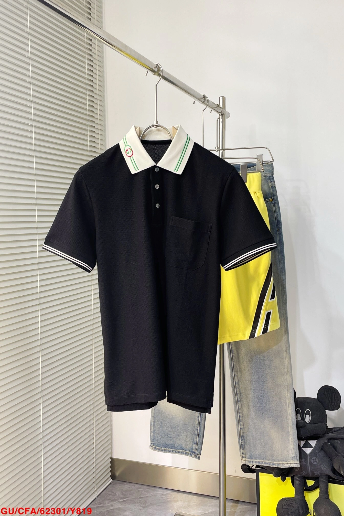 &&wg.luxury- 2023SS embroidery POLO. 2Colour item:C-F501G2214-2